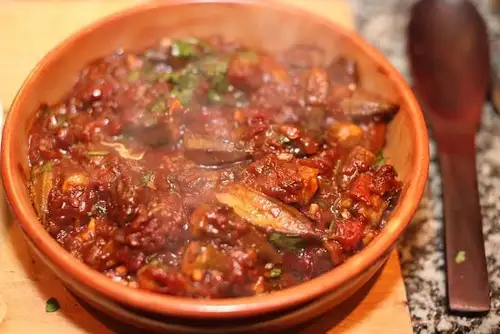 طاجن بامية لحم ضاني