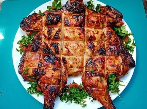 فرخة مشوية كاملة