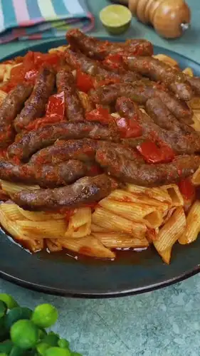 وجبة سجق اسكندراني